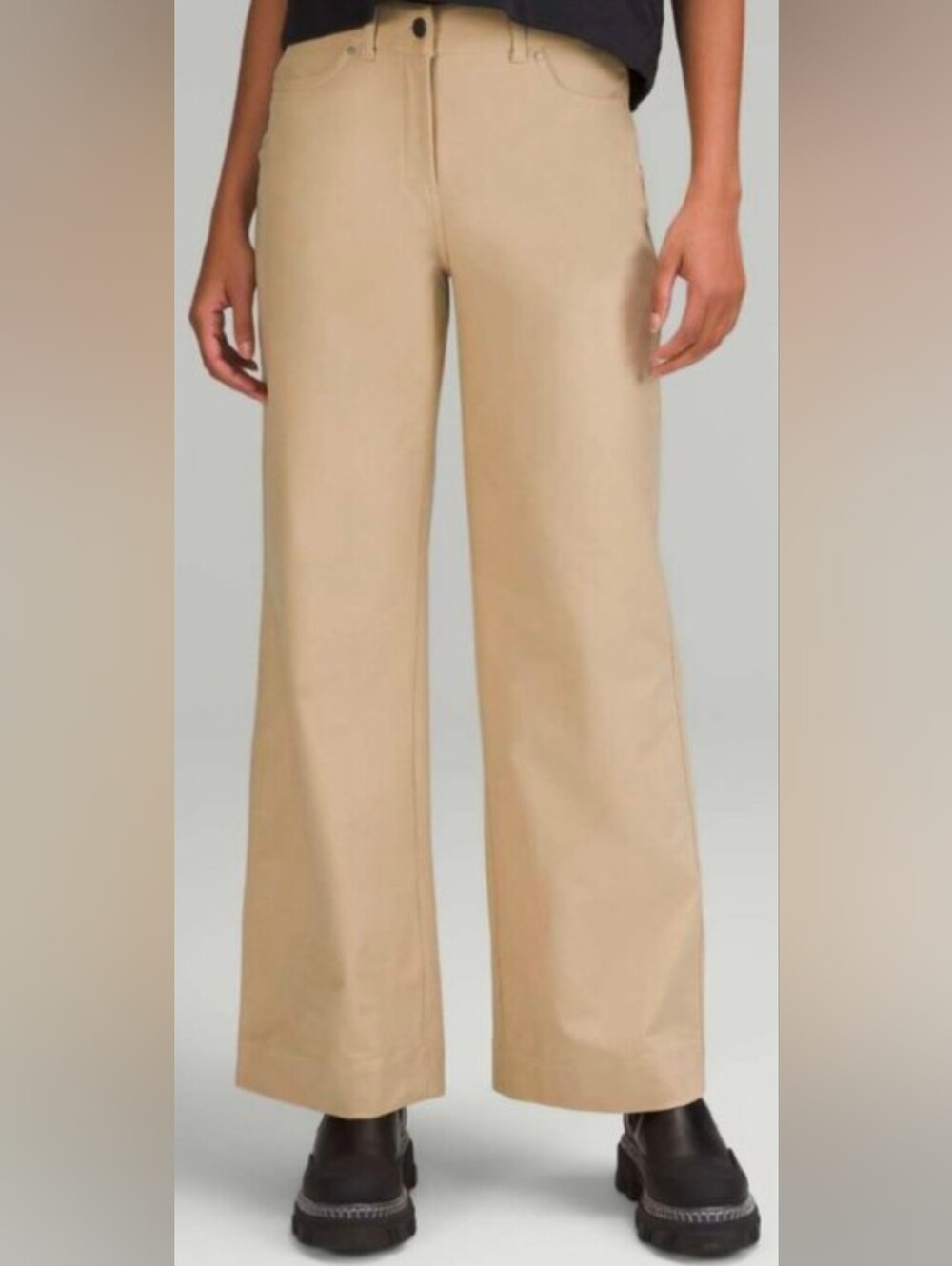 Lululemon City Sleek 5 Pocket High Rise Wide Leg Pants 32